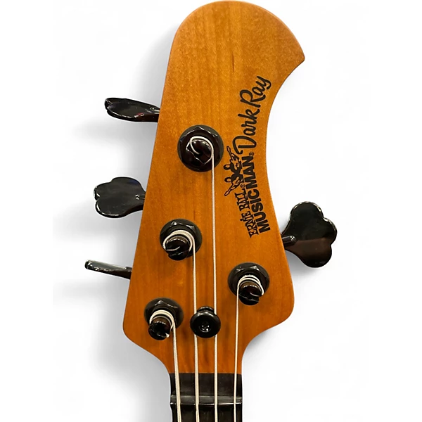 Used Ernie Ball Music Man Dark Ray Starry Night Electric Bass Guitar 6 Used Ernie Ball Music Man Dark Ray Starry Night Electric Bass Guitar