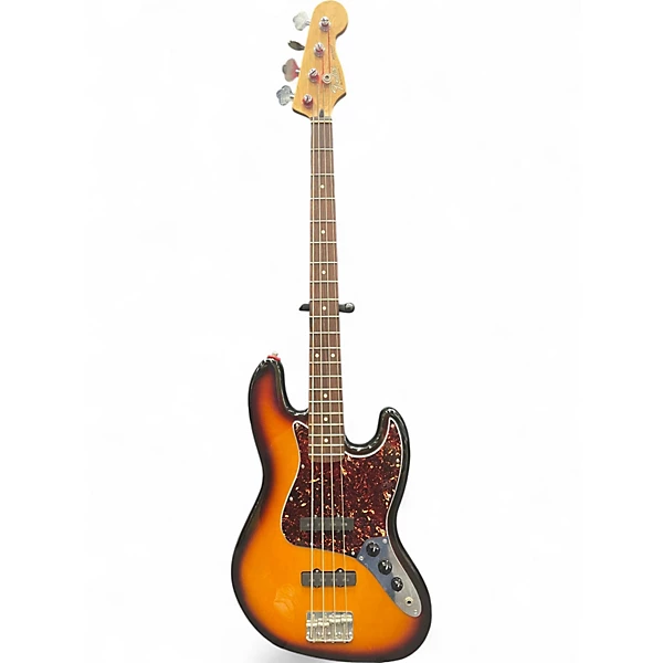 Used Fender Standard Jazz Bass 2 Color Sunburst Electric Bass Guitar