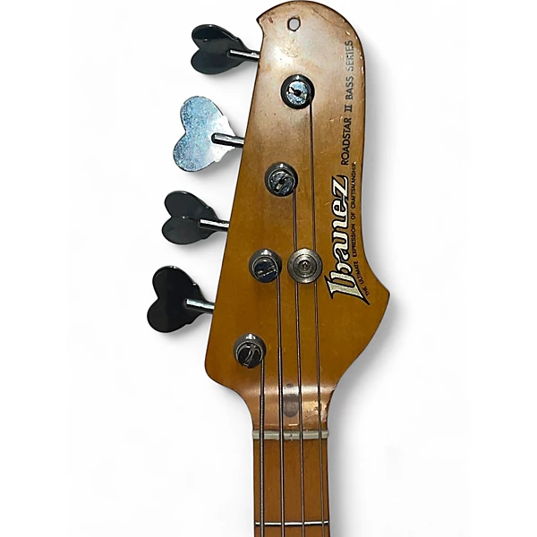 Vintage 1986 Ibanez ROADSTAR II Black Electric Bass Guitar Guitar