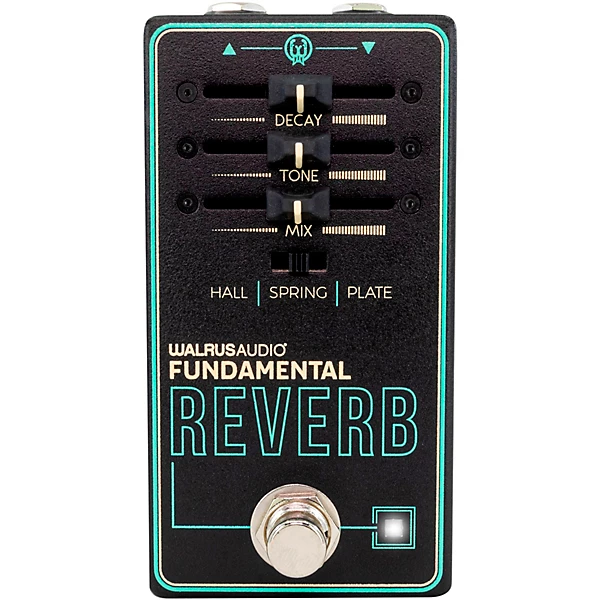 Walrus Audio Fundamental Series Reverb Effects Pedal Black