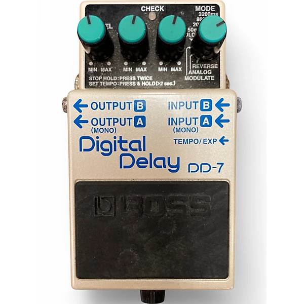 Used BOSS DD7 Digital Delay Effect Pedal