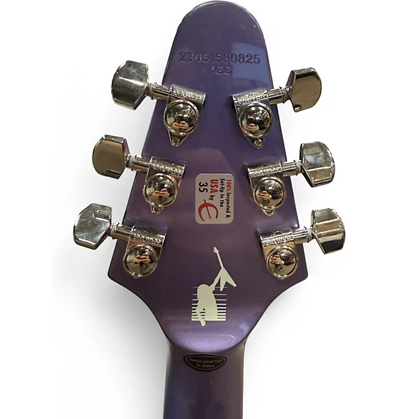 Used Epiphone KIRK HAMMET 79 FLYING V Purple Solid Body Electric Guitar 4 Used Epiphone KIRK HAMMET 79 FLYING V Purple Solid Body Electric Guitar