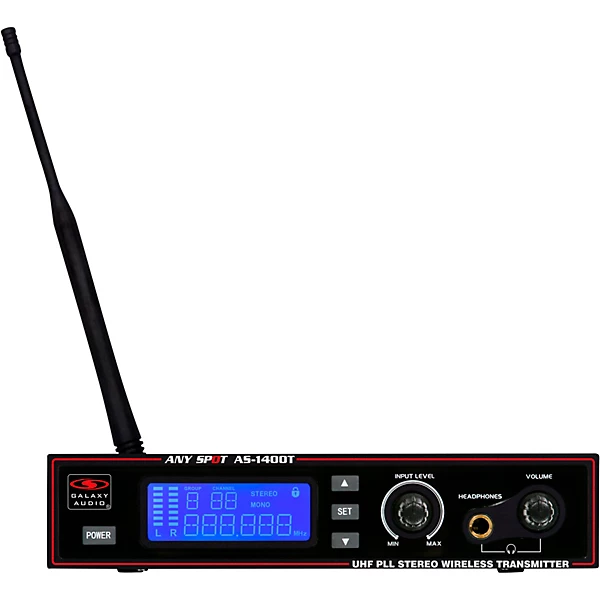 Galaxy Audio AS-1406-4 Wireless Personal Monitor Band Pack System Band M Black 4 Galaxy Audio AS-1406-4 Wireless Personal Monitor Band Pack System Band M Black
