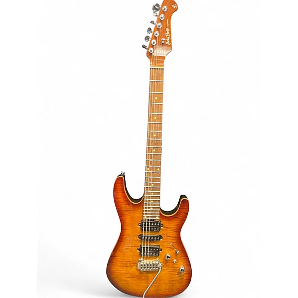 Used Harley Benton fusion 2 3 Color Sunburst Solid Body Electric Guitar