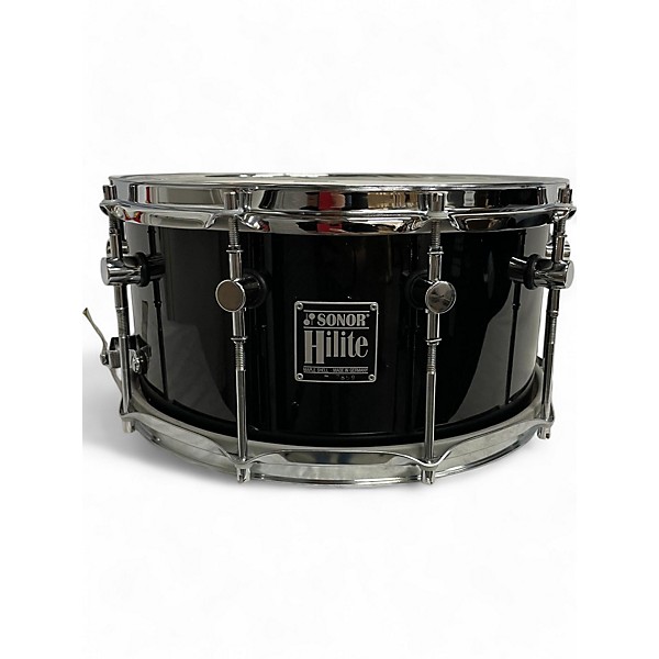 Used SONOR 14X7 Hilite Drum Piano Black