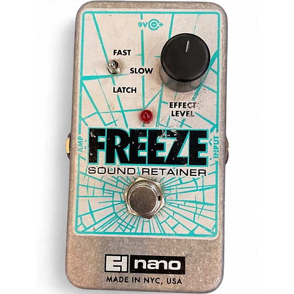 Used Electro-Harmonix Freeze Sound Retainer Compression Effect Pedal