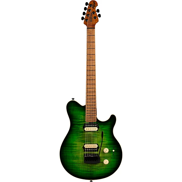 Ernie Ball Music Man Axis Super Sport Flame Top Electric Guitar Macha 6 Ernie Ball Music Man Axis Super Sport Flame Top Electric Guitar Macha