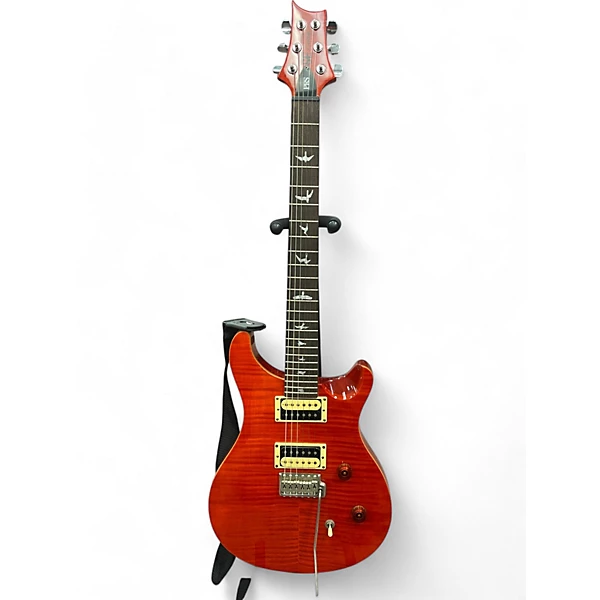 Used PRS SE Custom 24Red Solid Body Electric Guitar