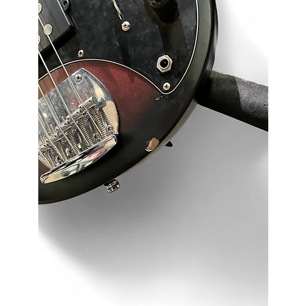 Used Sterling by Music Man Ray5 HH Sub Series Candy Red Burst Electric Bass Guitar 6 Used Sterling by Music Man Ray5 HH Sub Series Candy Red Burst Electric Bass Guitar