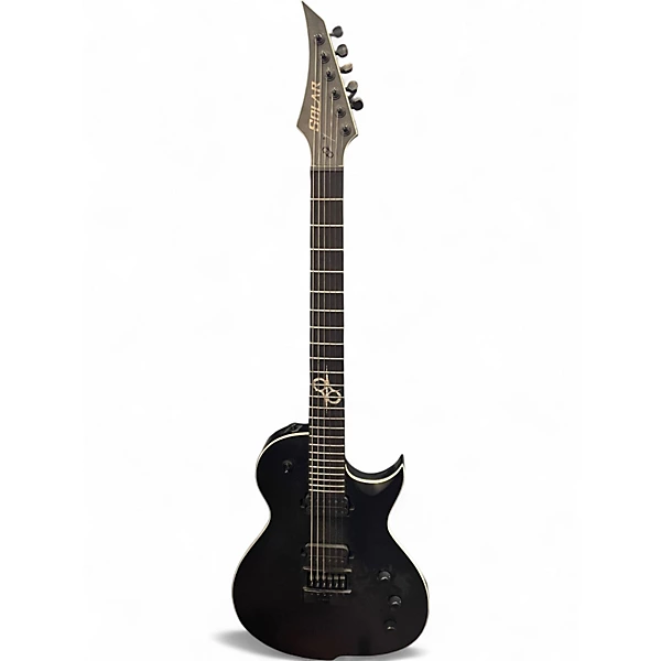 Used Solar Guitars GC1.6SVART+ BLACK Solid Body Electric Guitar