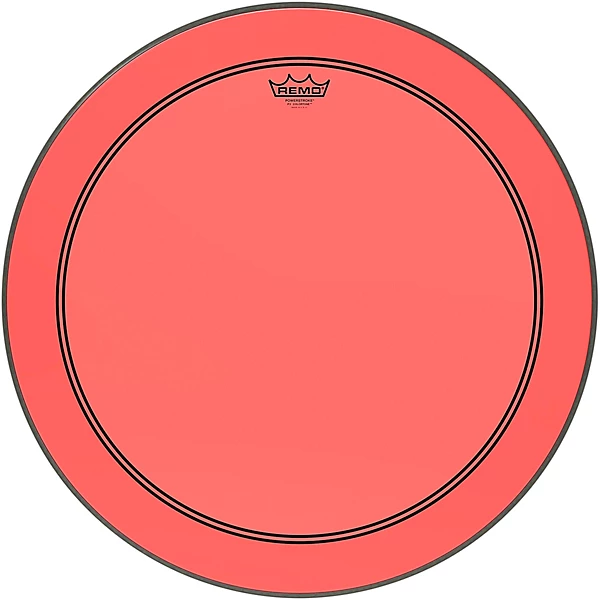 Remo Powerstroke P3 Colortone Red Bass Drum Head 24 in.