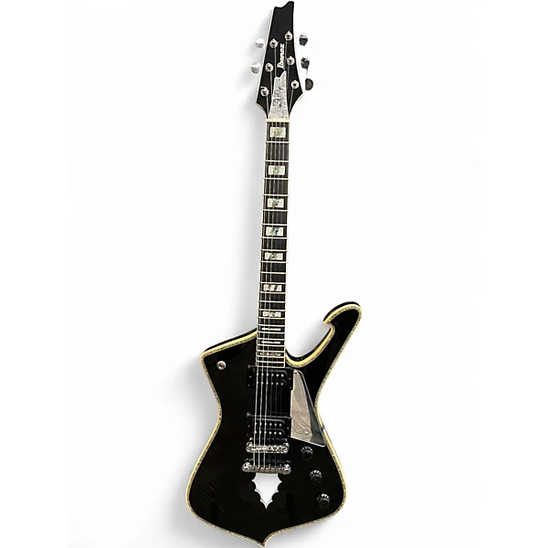 Used Ibanez PS120 PAUL STANLEY SIGNATURE ICEMAN Black Solid Body Electric Guitar