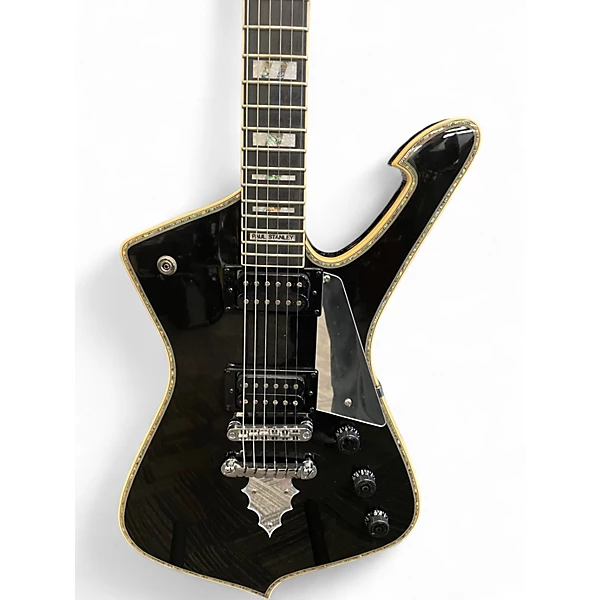 Used Ibanez PS120 PAUL STANLEY SIGNATURE ICEMAN Black Solid Body Electric Guitar 4 Used Ibanez PS120 PAUL STANLEY SIGNATURE ICEMAN Black Solid Body Electric Guitar