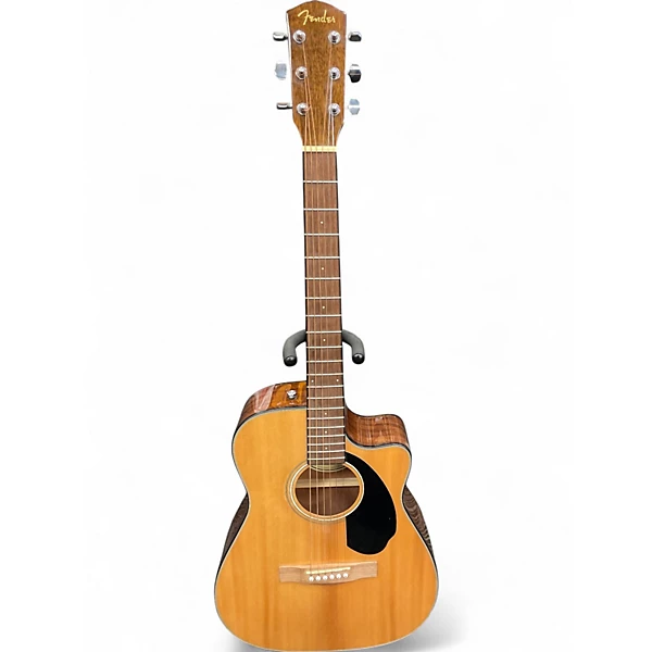 Used Fender CC60SCE Natural Acoustic Electric Guitar