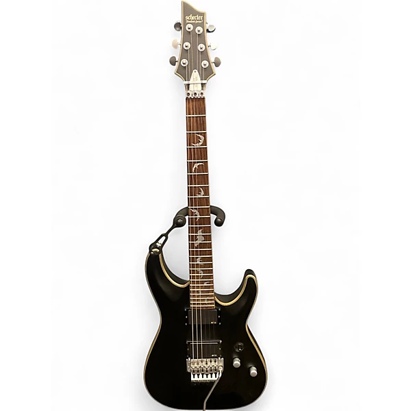 Used Schecter Guitar Research Diamond Series PT BLACK Solid Body Electric Guitar