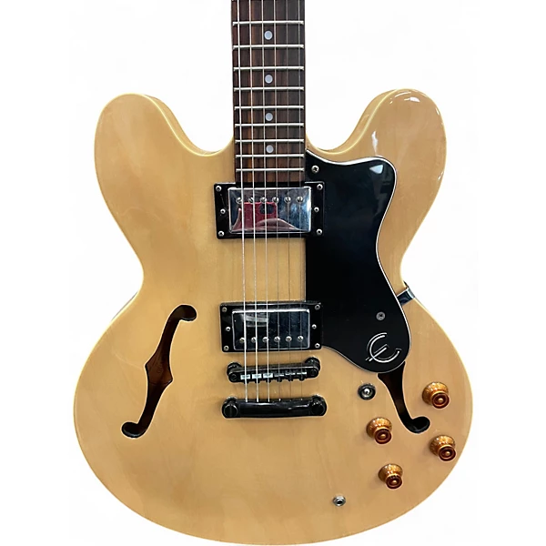 Used Epiphone Dot Natural Hollow Body Electric Guitar 4 Used Epiphone Dot Natural Hollow Body Electric Guitar