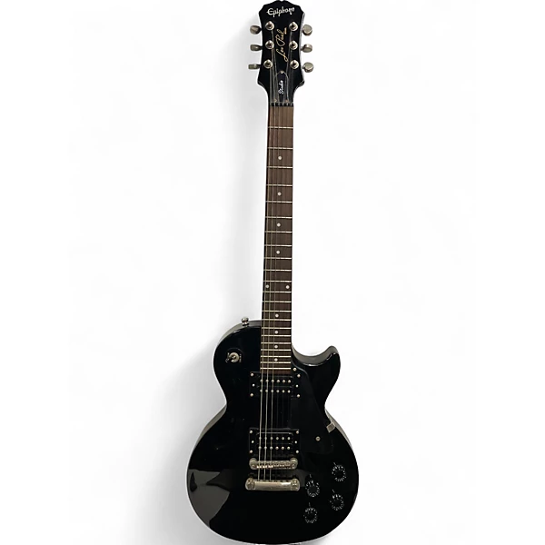 Used Epiphone Les Paul Studio Black Solid Body Electric Guitar