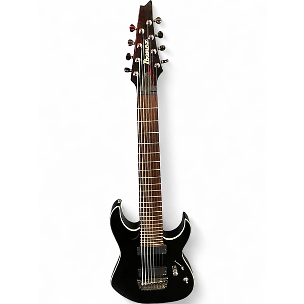 Used Ibanez RGIR28FE Iron Label 8 String Black Solid Body Electric Guitar