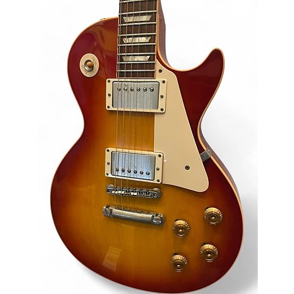 Used 2010 Gibson LES PAUL CUSTOM SHOP R8 Cherry Sunburst Solid Body Electric Guitar 4 Used 2010 Gibson LES PAUL CUSTOM SHOP R8 Cherry Sunburst Solid Body Electric Guitar