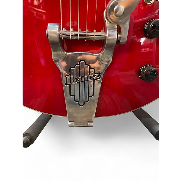 Used Ibanez AFS75T Artcore Candy Apple Red Hollow Body Electric Guitar 4 Used Ibanez AFS75T Artcore Candy Apple Red Hollow Body Electric Guitar