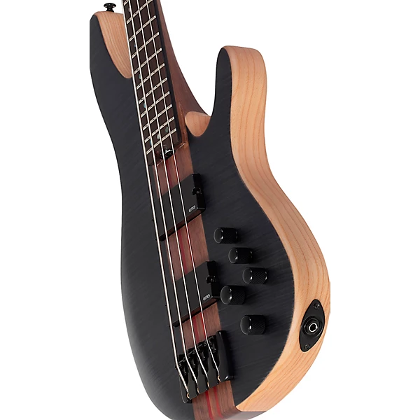 Schecter Guitar Research Charles Berthoud CB-4 Electric Bass See Thru Black Satin 12 Schecter Guitar Research Charles Berthoud CB-4 Electric Bass See Thru Black Satin