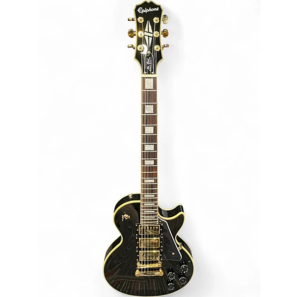 Used Epiphone Joe Bonamassa Black Beauty Les Paul Custom Black Solid Body Electric Guitar