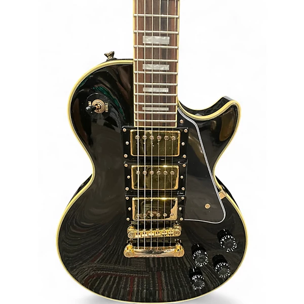 Used Epiphone Joe Bonamassa Black Beauty Les Paul Custom Black Solid Body Electric Guitar 4 Used Epiphone Joe Bonamassa Black Beauty Les Paul Custom Black Solid Body Electric Guitar