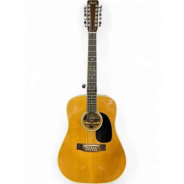 Used 1970s Penco A-240 Natural 12 String Acoustic Guitar