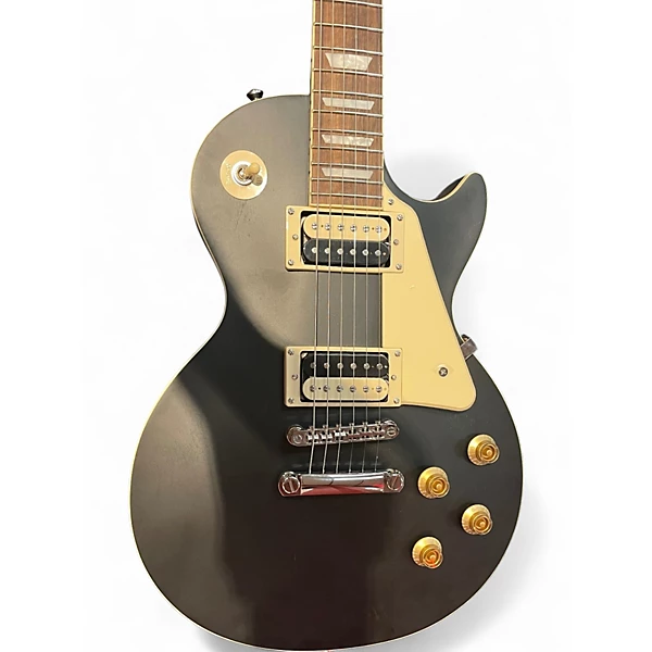 Used Epiphone Les Paul Traditional Pro IV Black Solid Body Electric Guitar