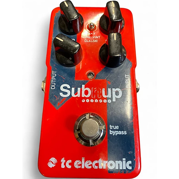 Used TC Electronic Sub N Up Octaver Effect Pedal