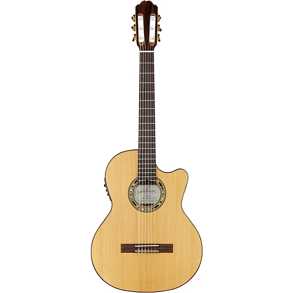 Kremona Verea Cutaway Acoustic-Electric Nylon Guitar Natural 6 Kremona Verea Cutaway Acoustic-Electric Nylon Guitar Natural