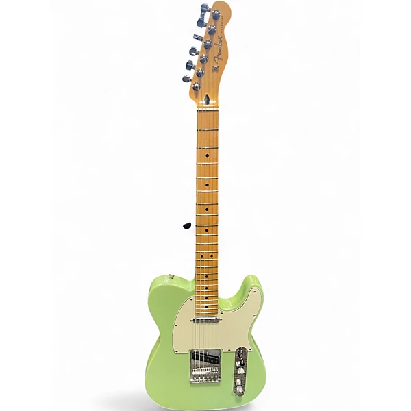 Used Fender Player Telecaster Surf Green Solid Body Electric Guitar