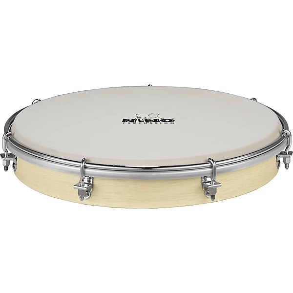 Nino Tunable Nino Hand Drum with True Feel Synthetic Head Natural 10 in.