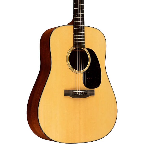 Martin D-18 Standard Satin Dreadnought Acoustic Guitar Natural