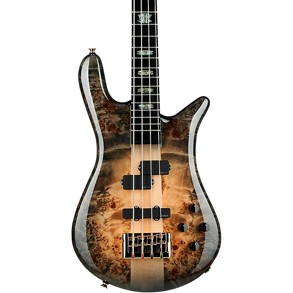 Spector Euro 4 Custom Electric Bass Natural Black Burst Gloss