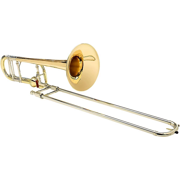 S.E. SHIRES TBQ30A Q-Series Axial F-Attachment Trombone Lacquer Gold Brass Bell