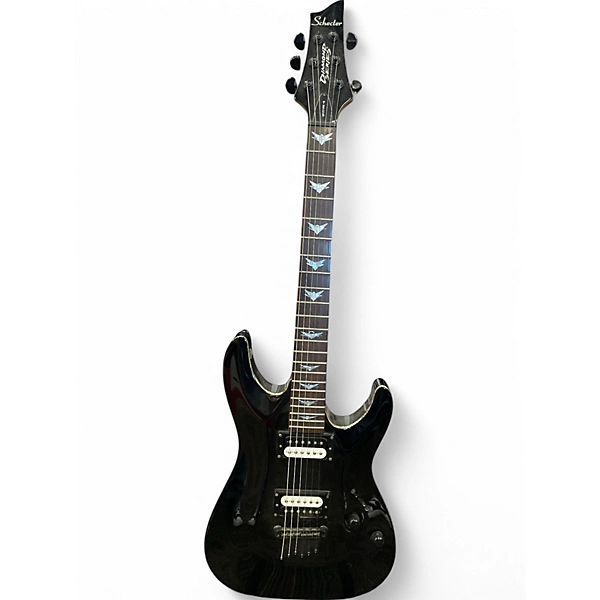 Used Schecter Guitar Research Diamond Series SPITFIRE 6 Black Solid Body Electric Guitar
