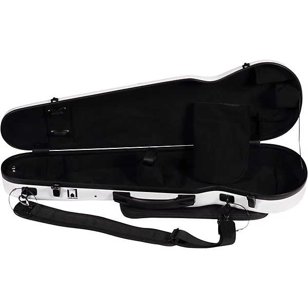Carlisle Cases Prestige Series Shaped Carbon Fiber Violin Case 4/4 Size Ivory 4 Carlisle Cases Prestige Series Shaped Carbon Fiber Violin Case 4/4 Size Ivory