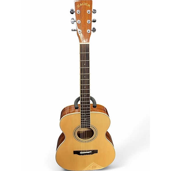 Used Zager ZAD 500 M/N Natural Acoustic Guitar