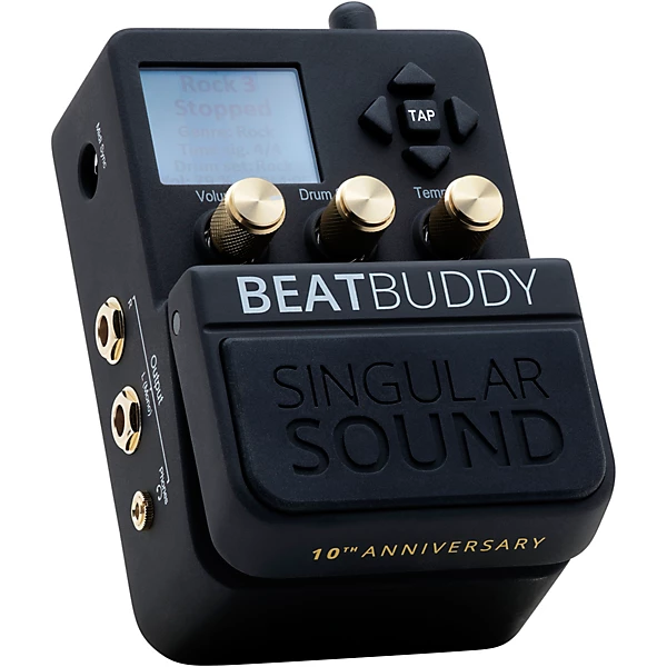 Singular Sound BeatBuddy 10th Anniversary Limited Edition Footpedal Drum Machine Black 4 Singular Sound BeatBuddy 10th Anniversary Limited Edition Footpedal Drum Machine Black