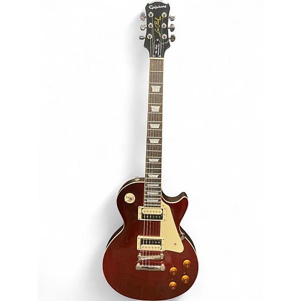 Used Epiphone Les Paul Traditional Pro Wine Red Solid Body Electric Guitar