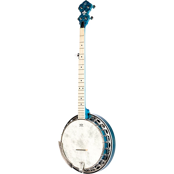 Ortega OBJE400TBL Falcon 5-String Acoustic-Electric Banjo Trans Blue 6 Ortega OBJE400TBL Falcon 5-String Acoustic-Electric Banjo Trans Blue