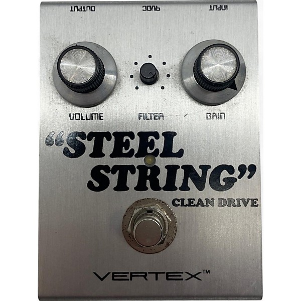Used Vertex Steel String Clean Drive Effect Pedal