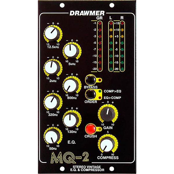 Drawmer MQ-2 Stereo 7-band 500 Series EQ/Compressor