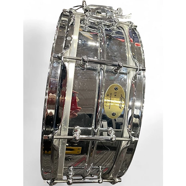Used Ludwig 14X5 LB400BTM Brass Edition Supraphonic Chrome Drum