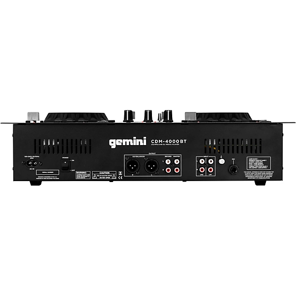 Gemini CDM-4000BT CD/MIXER Combo Player With BT Input 4 Gemini CDM-4000BT CD/MIXER Combo Player With BT Input