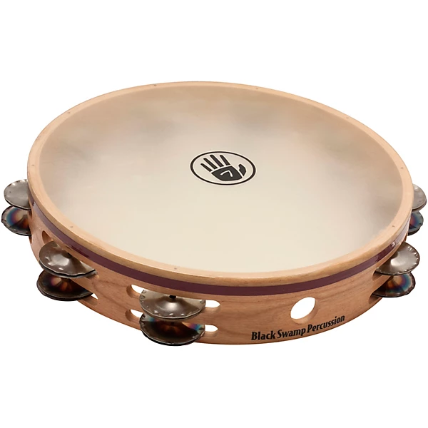 Black Swamp Percussion Leggiero Tambourine Chromium/Silver