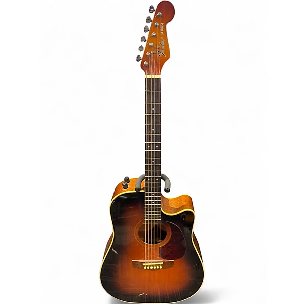Used Fender la brea Natural Acoustic Guitar