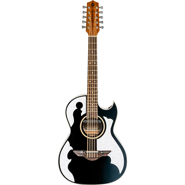 H. Jimenez LBQ4E El Patron Acoustic-Electric Bajo Quinto Black 4 H. Jimenez LBQ4E El Patron Acoustic-Electric Bajo Quinto Black