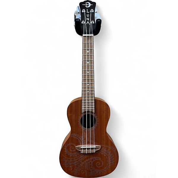 Used Luna UKE TC MAH Mahogany Ukulele